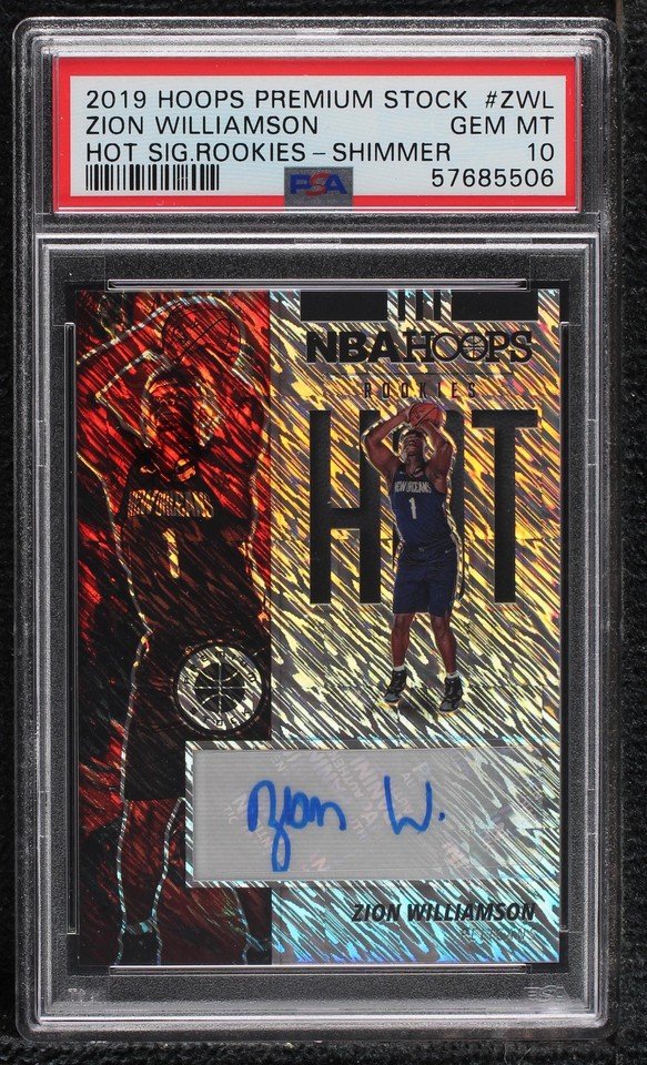 2019-20 Panini NBA Hoops Premium Stock - Zion Williamson #HS-ZWL