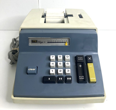 Citizen CA-10 Calculator Electric Adding Machine w/ Cable - see video