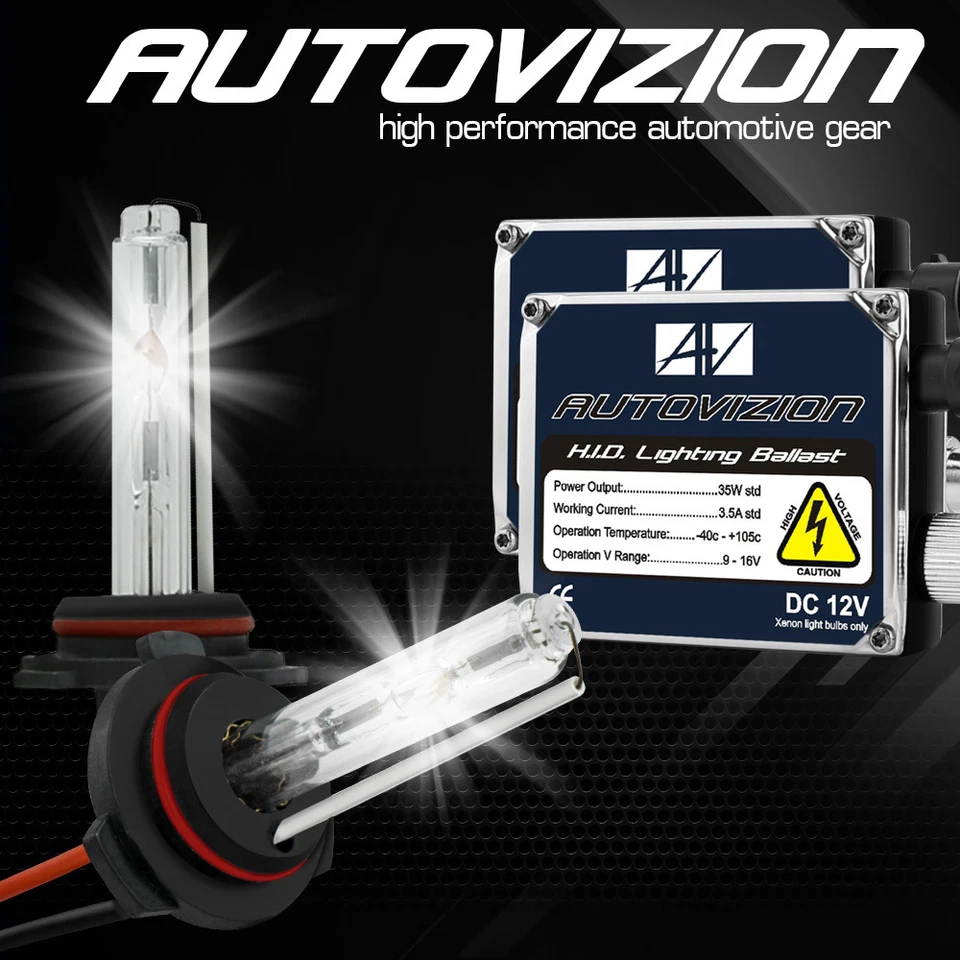 6000K HID XENON 9006/HB4 LOW BEAM HEAD LIGHTS BULB CONVERSION KIT W/BALLAST C7 - Image 2 of 4