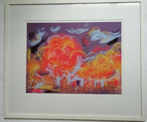 DIANE HOSKINS 1941-2012 - DIGITAL I-PAD PRINT - EDITION 2/20 - LANDSCAPE -
