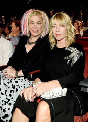 Lana Wachowski Kim Gordon at the Marc Jacobs Spring 2016 fashion s - Old Photo