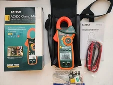 EXTECH INSTRUMENTS EX830 True RMS 1000 Amp AC/DC Clamp Meter/IR Thermometer(new)