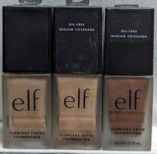 ELF Flawless Finish Foundation Oil-Free Satin Finish - Choose Your Shade