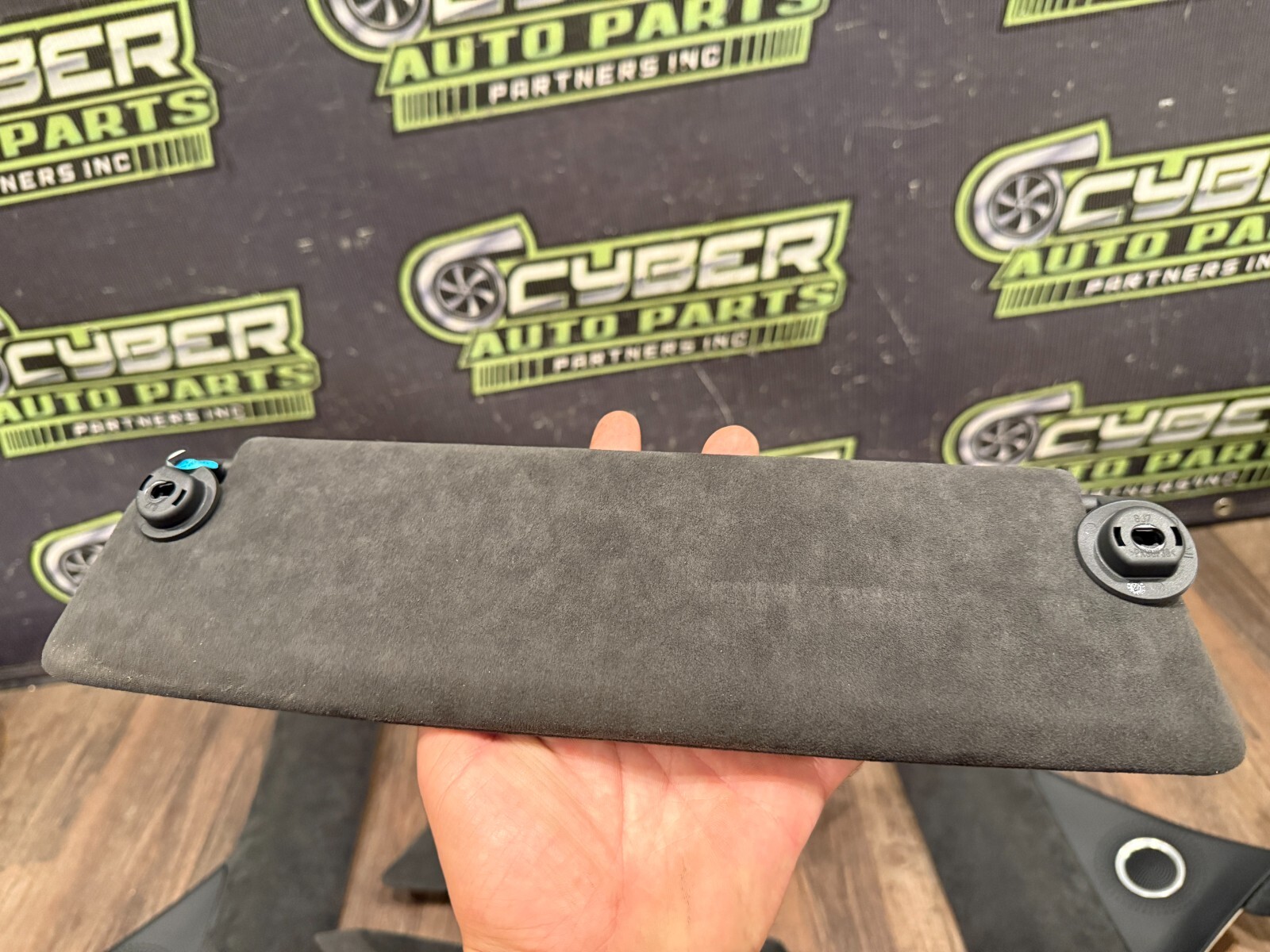 2014 AUDI R8 PLUS ALCANTARA INTERIOR A PILLAR TRIMS SUN VISORS OEM GENUINE