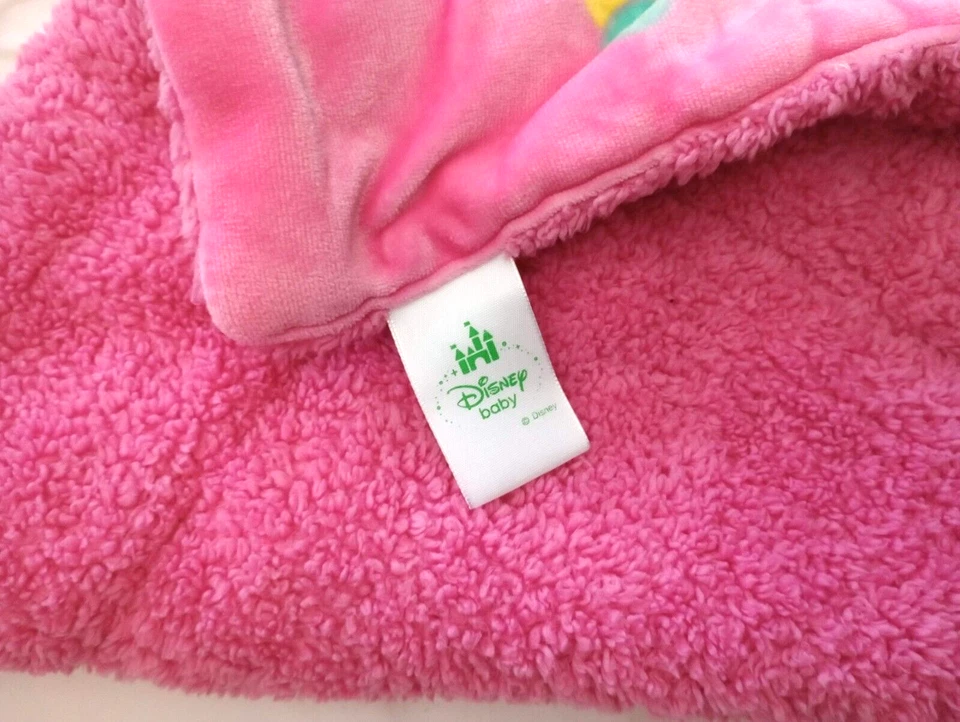 Disney Baby Girl Pink Minnie Mouse Toys Plush Blanket Stars Thick Sherpa Soft - Image 2 of 3