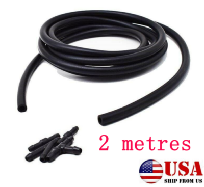 #ad #ad 2M Car Windshield Wiper Washer Jet Tube PipeHose Connectors T Y For Nozzles Pum $6.23