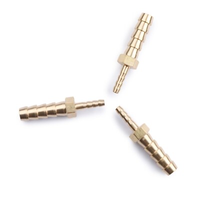 U.S. Solid 3/4" Hose Barb Brass Fitting - NPT 3/4 Male Thread, 1-Piece