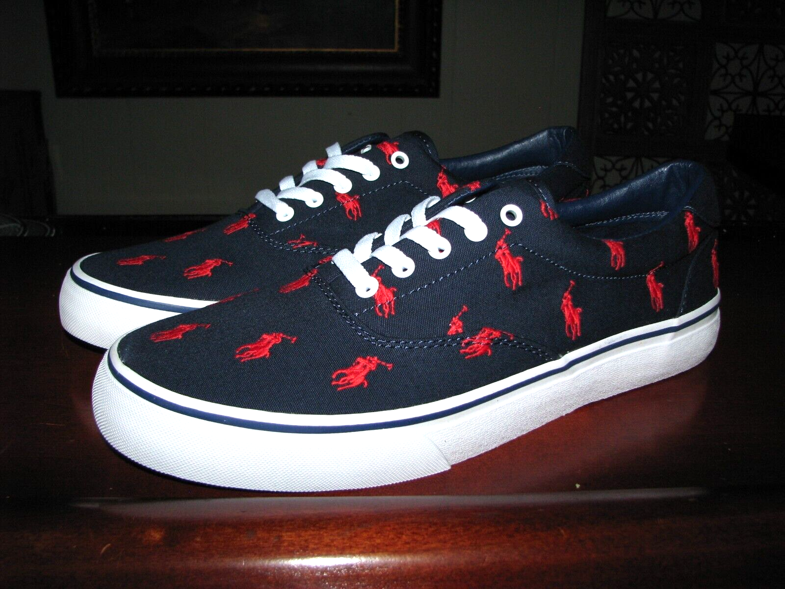 Sneakers Scarpe Uomo POLO RALPH LAUREN Atletica ALL OVER PONY (10) THORTON