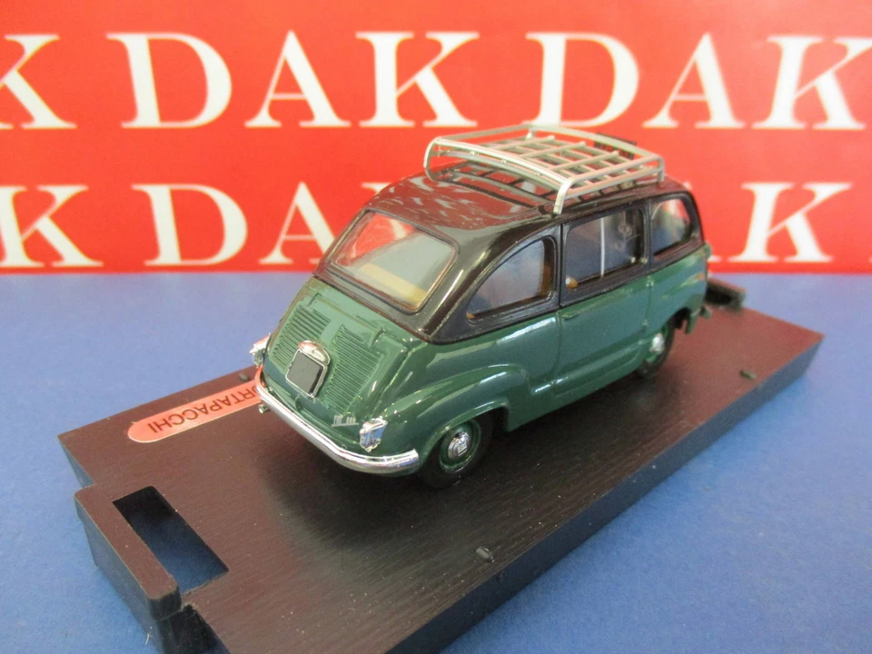Die cast 1/43 Modellino Auto Taxi Fiat 600 Multipla con portapacchi 1956 by B... - Immagine 3 di 4