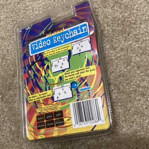 Manley Toy Quest Hockey Portachiavi Virtuale Gioco Elettronico Tigre Retrò Portatile - Foto 2 di 7