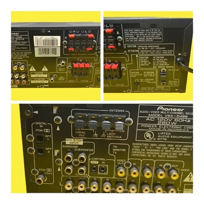 Pioneer VSX-D498 AV Multi-Channel Receiver Digital Signal
