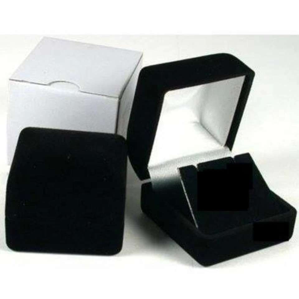 2 ct. Sparkling Lab Created Diamon Stud Screw Back Earrings - 14k White Gold - Image 3 of 3