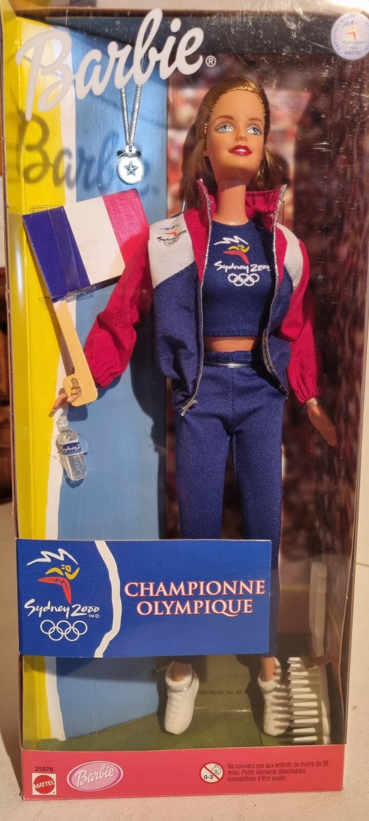 Barbie Championne Olympique Mattel 2000 poupée collection rare