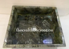 Labradorite Stone Sink Handcrafted Basin – Bathroom & Kitchen Accent