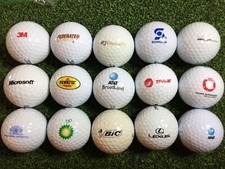 15 Assorted Premium Corp.Logo Golf Balls Penzoil, BP,Lexus,3M-Titleist DT SoLo