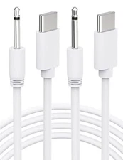 Bicmice USB C DC Charging Cable 2.5mm DC Charger Cord 2.6Ft Replacement-2 Pac...