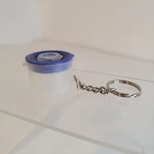 Vintage Tupperware Keychain Mixing Bowl Measuring Cup Miniature Collectible