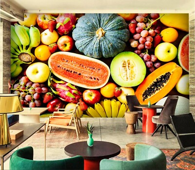 3D Fruit 061 Wallpaper Mural Paper Wall Print Indoor Murals CA Sinsin