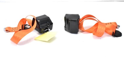 Lot of 2 Beams Seat Belt Shoulder Straps Retractable Assembly 9904-000025-068