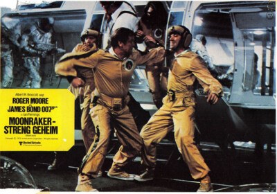 James Bond 007 - Moonraker - Streng geheim ORIGINAL Aushangfoto Roger Moore