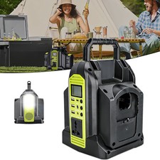 350W Power Inverter for Ryobi 18v Battery 2-Port DC 18V to AC 120V with USB Port