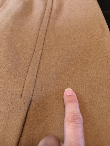Marc Jacobs 100% Wool Skirt Camel Colored With Orange Button Detail Sz 6 EUC! - Picture 9 of 12