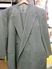 Mani sz Black 46 suit jacket and pants 40x 32