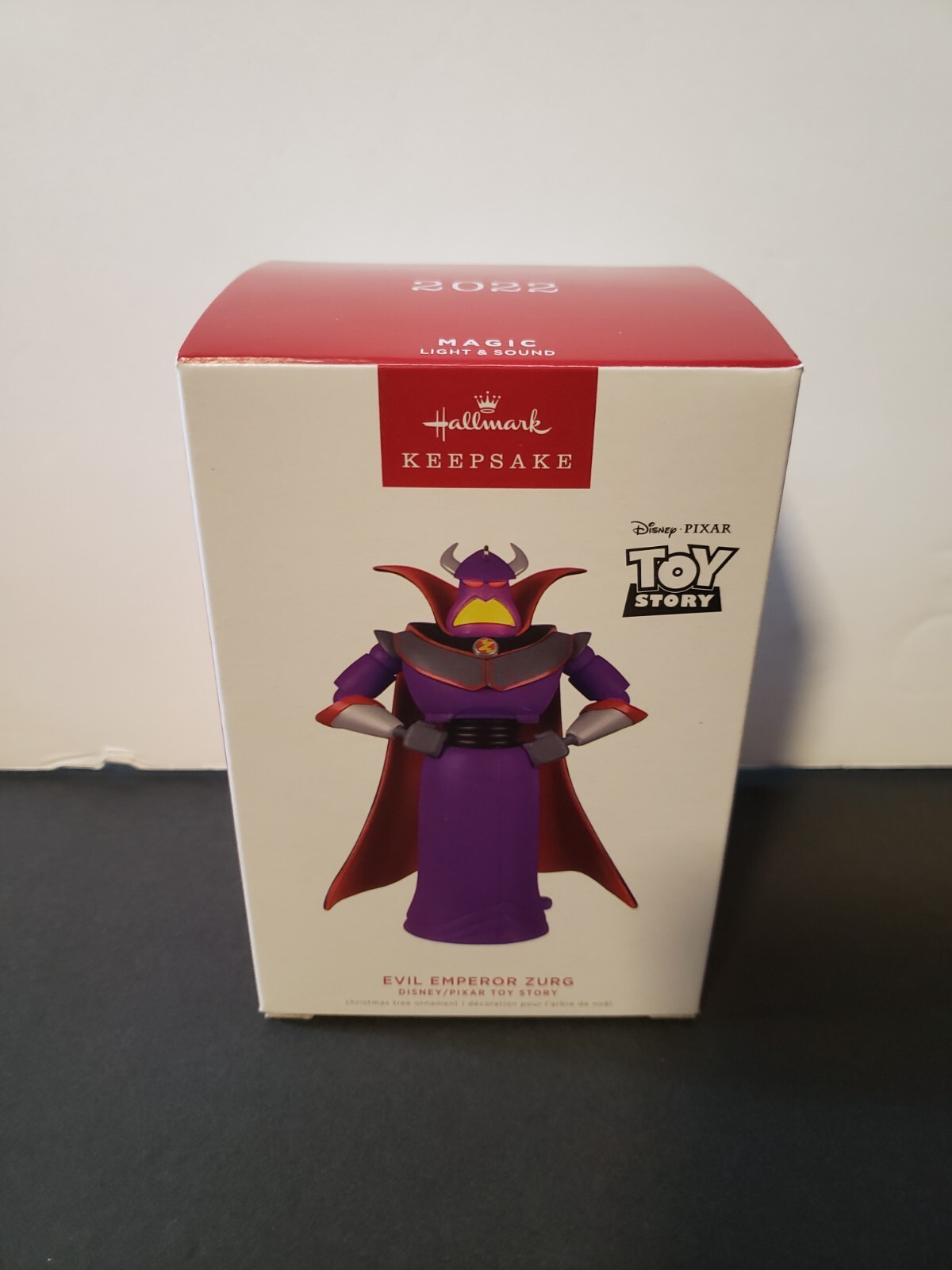 2022 HALLMARK EVIL EMPEROR ZURG DISNEY TOY STORY MAGIC LIGHT AND SOUND