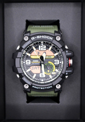 CASIO G-SHOCK GG-1000-1A3JF MUDMASTER Grünes Band Twin Sensor Herrenuhr...