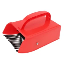 Red Berry Picker Rake w/Metallic Comb - Lightweight,Secure Container Feature NEW