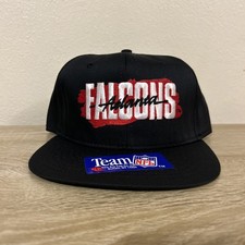 Vintage 90s Atlanta Falcons New Era Made In USA NFL Hat Cap Snapbackš„
