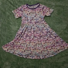 Birdie Bean Bamboo Pastel Unicorn Dress Size 10