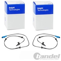 2X Delphi ABS-SENSOR Raddrehzahl Vorne Passend FÜR Peugeot 508 Links+Rechts |