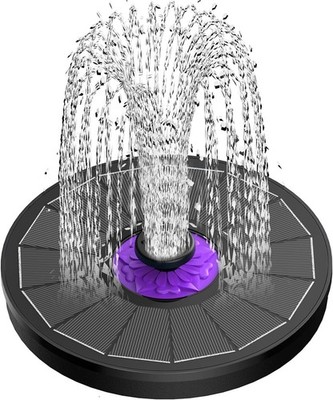 SZMP Solar Springbrunnen für außen 3.5W, 2025 Upgrade Solarbrunnen Teichpumpe