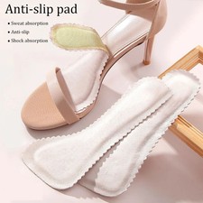 1 Pair Self Adhesive Insoles for Heels Anti Slip Breathable Sandals Pad Insert