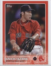 2015 Topps 5x7 Red 8/10 Junichi Tazawa #458 0c3