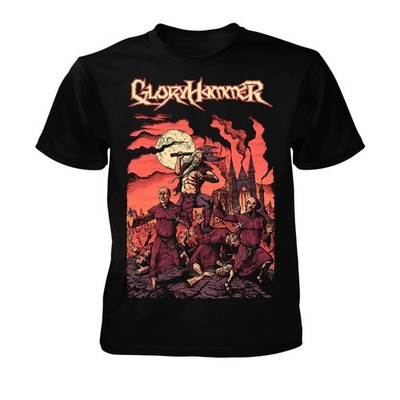 Gloryhammer - Hoots Monk Massacre Band T-Shirt - Official Merch