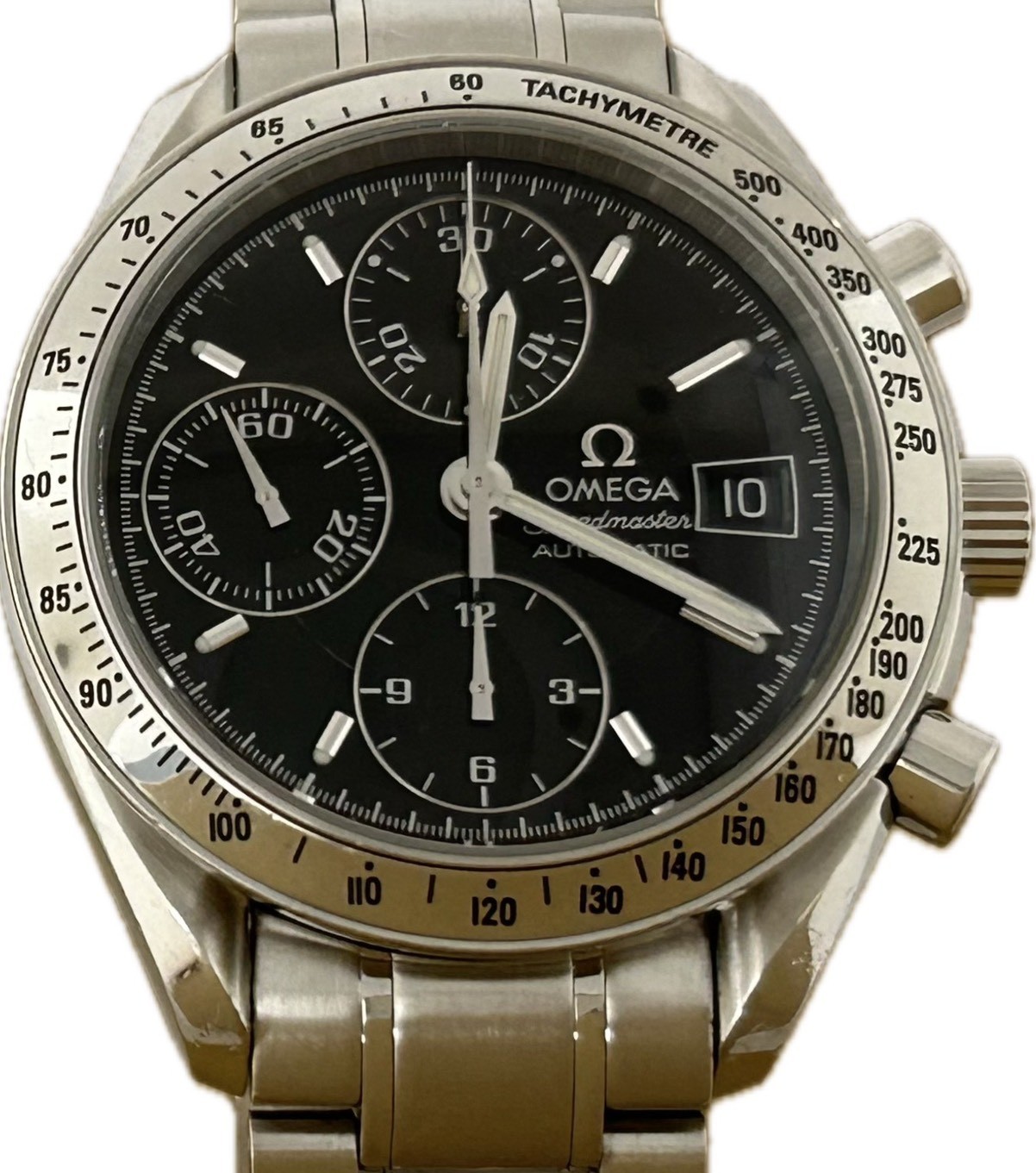 Omega Speedmaster Date 3513.50 Chronograph Automatic Mens Watch Excellent A6321 image 3