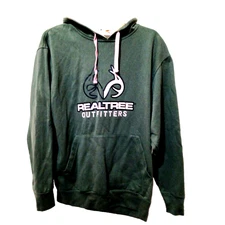 Realtree Outfitters Hooded Sweat Shirt Size M Green Pink Camo