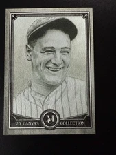 2020 TOPPS MUSEUM COLLECTION LOU GEHRIG CANVAS COLLECTION ~ #CCR-48
