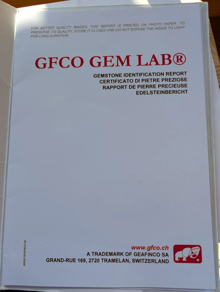 1,29 ct (Karat) neon blue (blau) natürlicher Paraiba Turmalin mit Zertifikat  - Bild 4 von 4