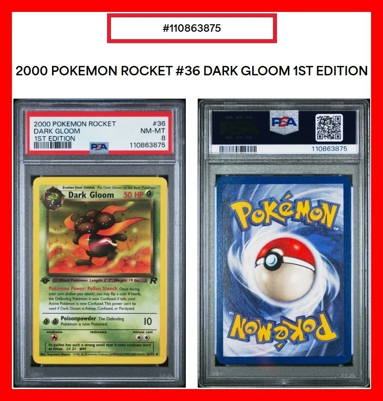 Pokémon TCG Professional Sports Authenticator (PSA) Individual