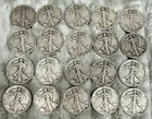 20 Silver Walking Liberty Half Dollars  All 1945.  #193