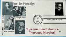 WII Colorprint 3746 Thurgood Marshall Supreme Court NAACP Brown vs BOE 