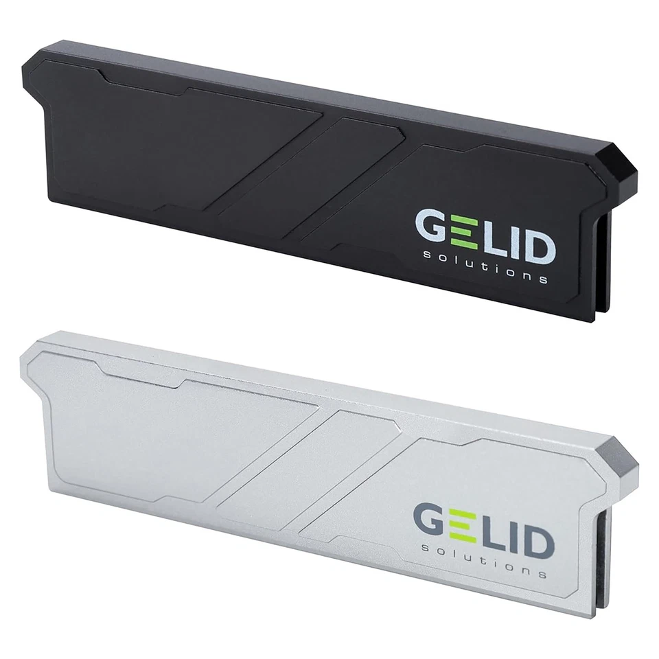 Gelid Solutions IceRock Aluminium Cooler DDR3 DDR4 DDR5 RAM Memory 1pc Kit