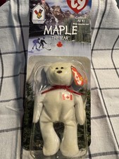 McDonald s TY Maple The Bear Beanie Baby 1997 NEW