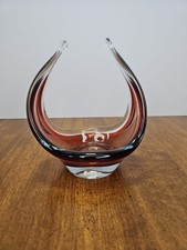 Vintage Sweden Glass Scandinavian Style Bowl, 1960's Mid-century