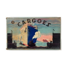 Selchow & Righter Boardgame Cargoes (1934 Ed) Box Fair/VG+