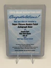 2025 Topps Chrome Football Jaxson Dart Rookie Patch Autograph RPA-JD Redemption