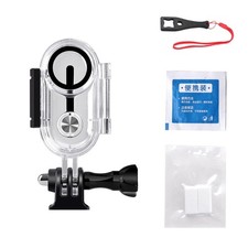 Professional Diving Shell For Action Cameras 60M Water Resistance Glass Lens